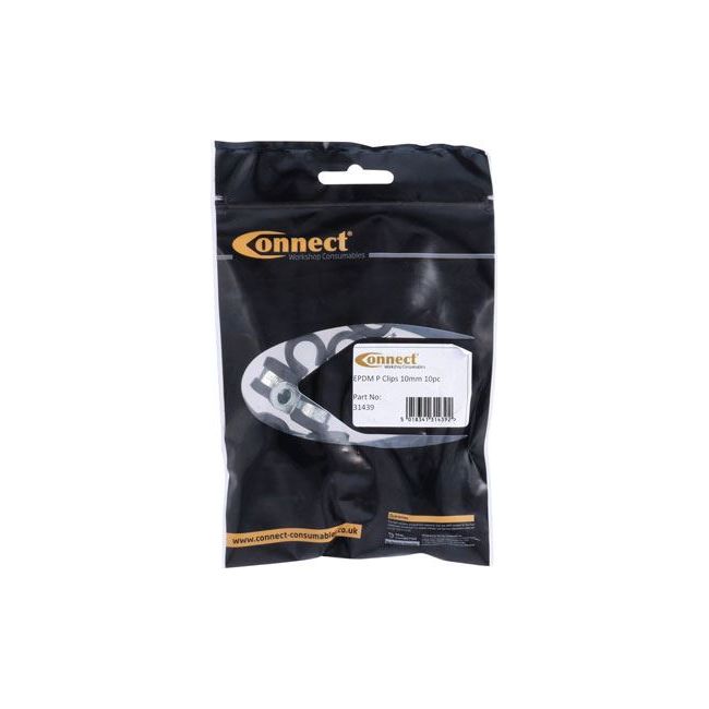 Connect Rubber Lined P Clips 10mm 10pc 31439