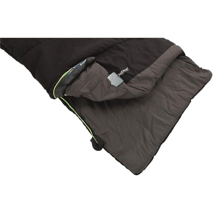 Outwell Celebration Luxury Single Sleeping Bag - Black - 2 Season