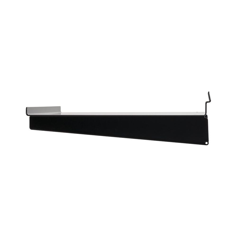 Silverline Shelf 300mm 4pk Black