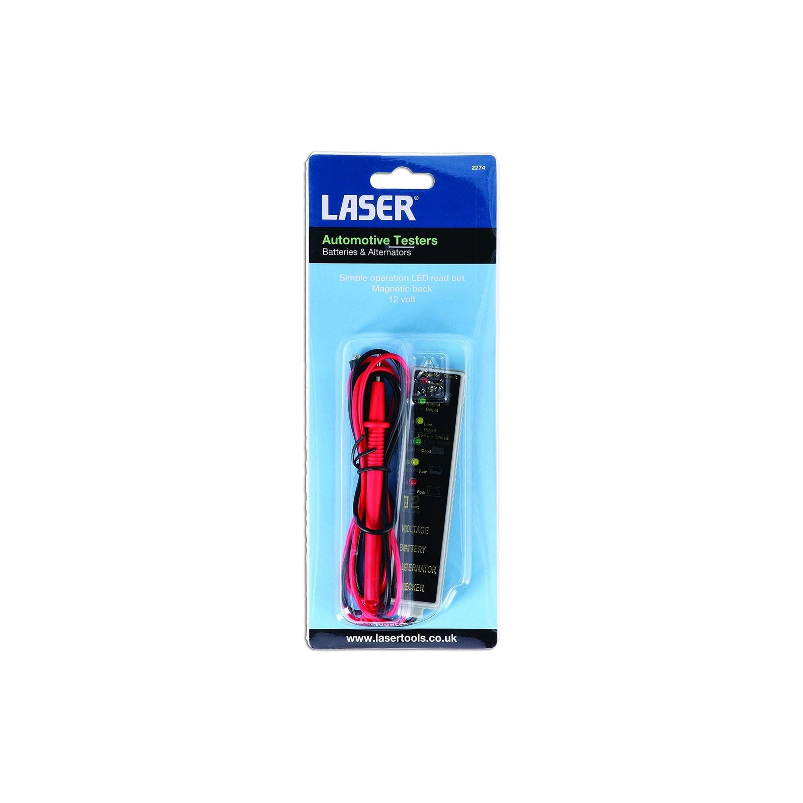Laser Battery & Alternator Tester 2274
