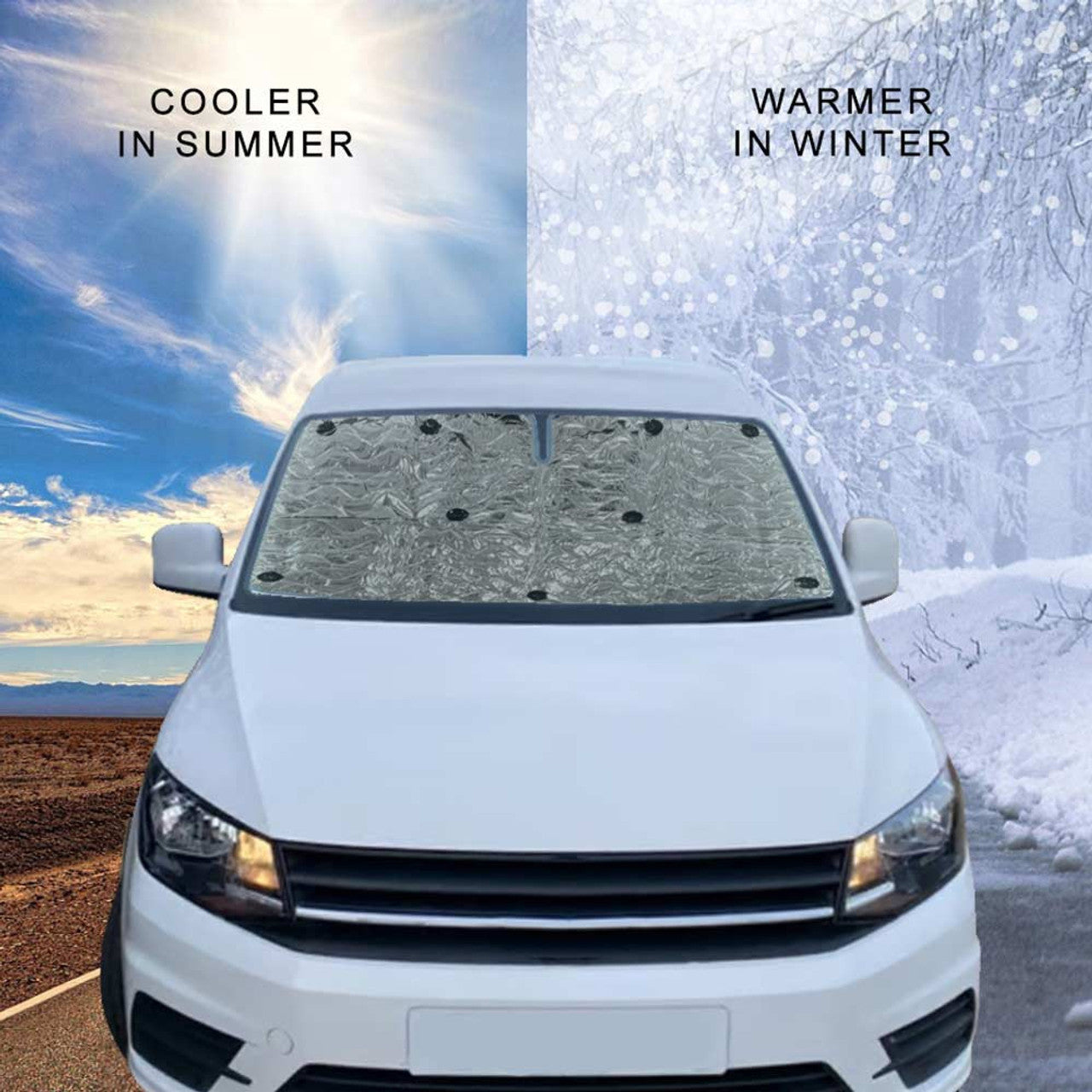 Olpro VW Caddy Internal Thermal Blinds