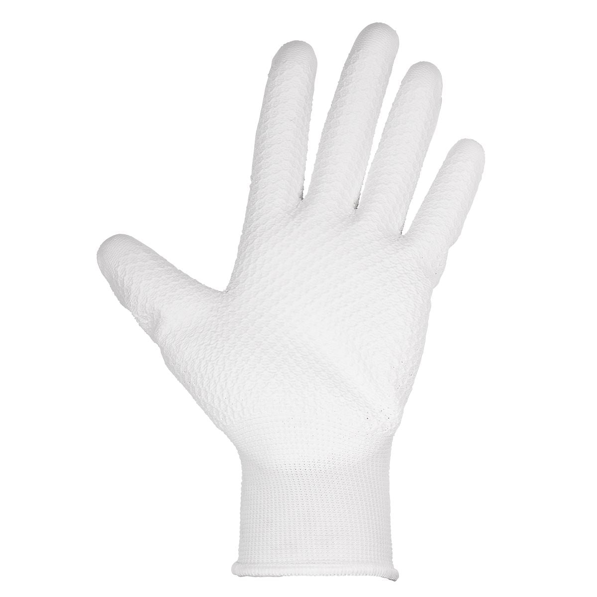 Worksafe Worksafe White Precision Grip Gloves, Large - Pair SSP50L