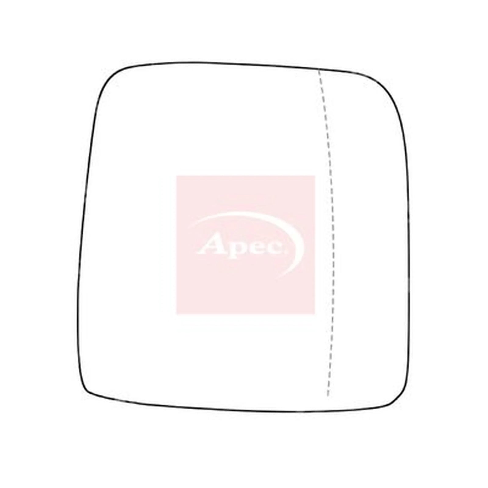 Apec Exterior Wing Mirror Glass Right AMS2066