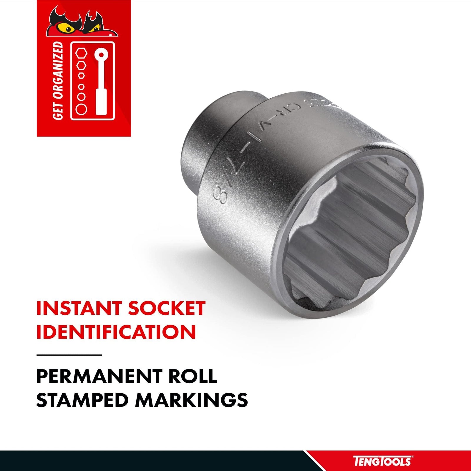 Teng Tools 3/4" Socket 12 pt AF 2"