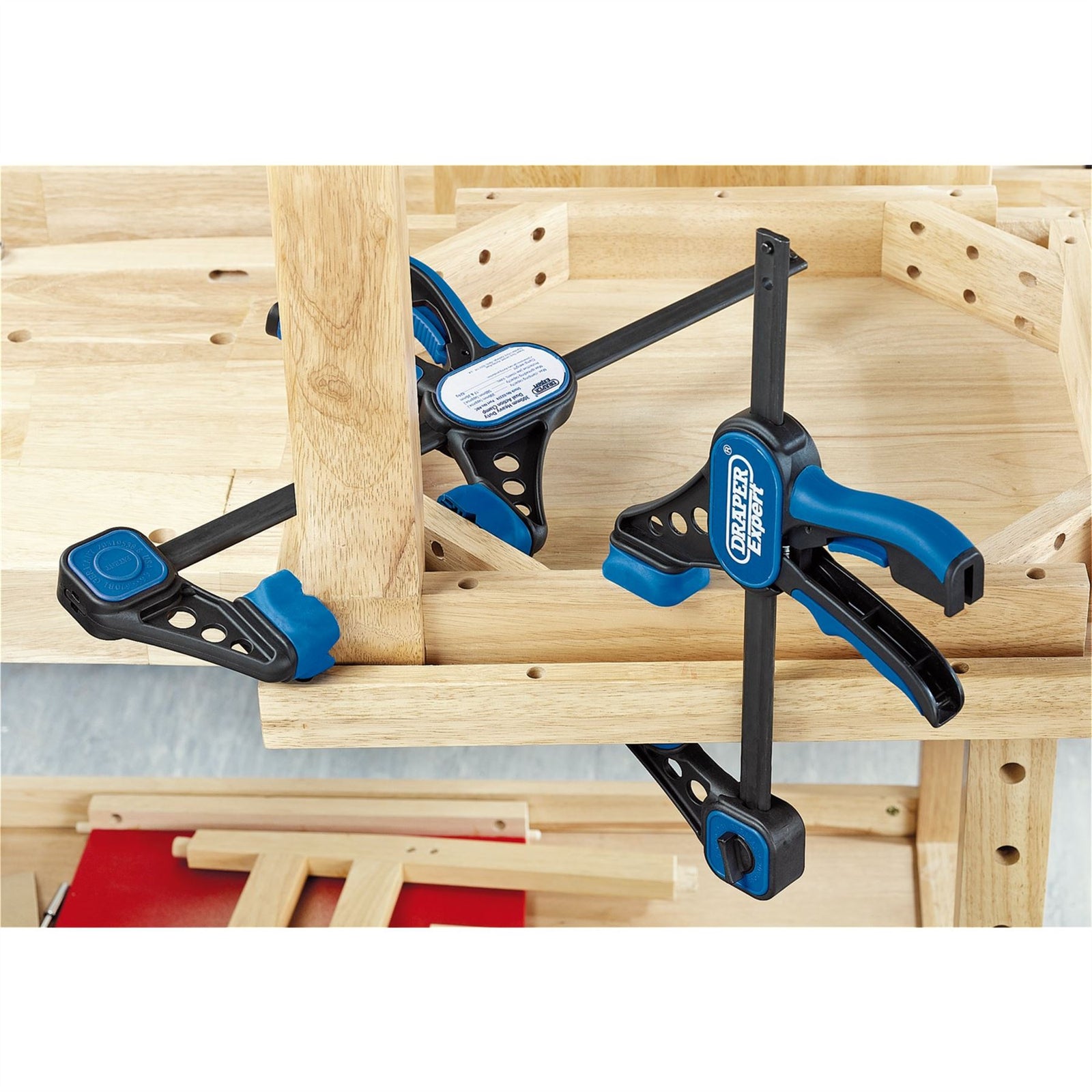 Draper Heavy Duty Soft Grip Dual Action Clamps, 150mm 02373