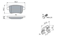 Bosch Brake Pad Set x x 0986494331