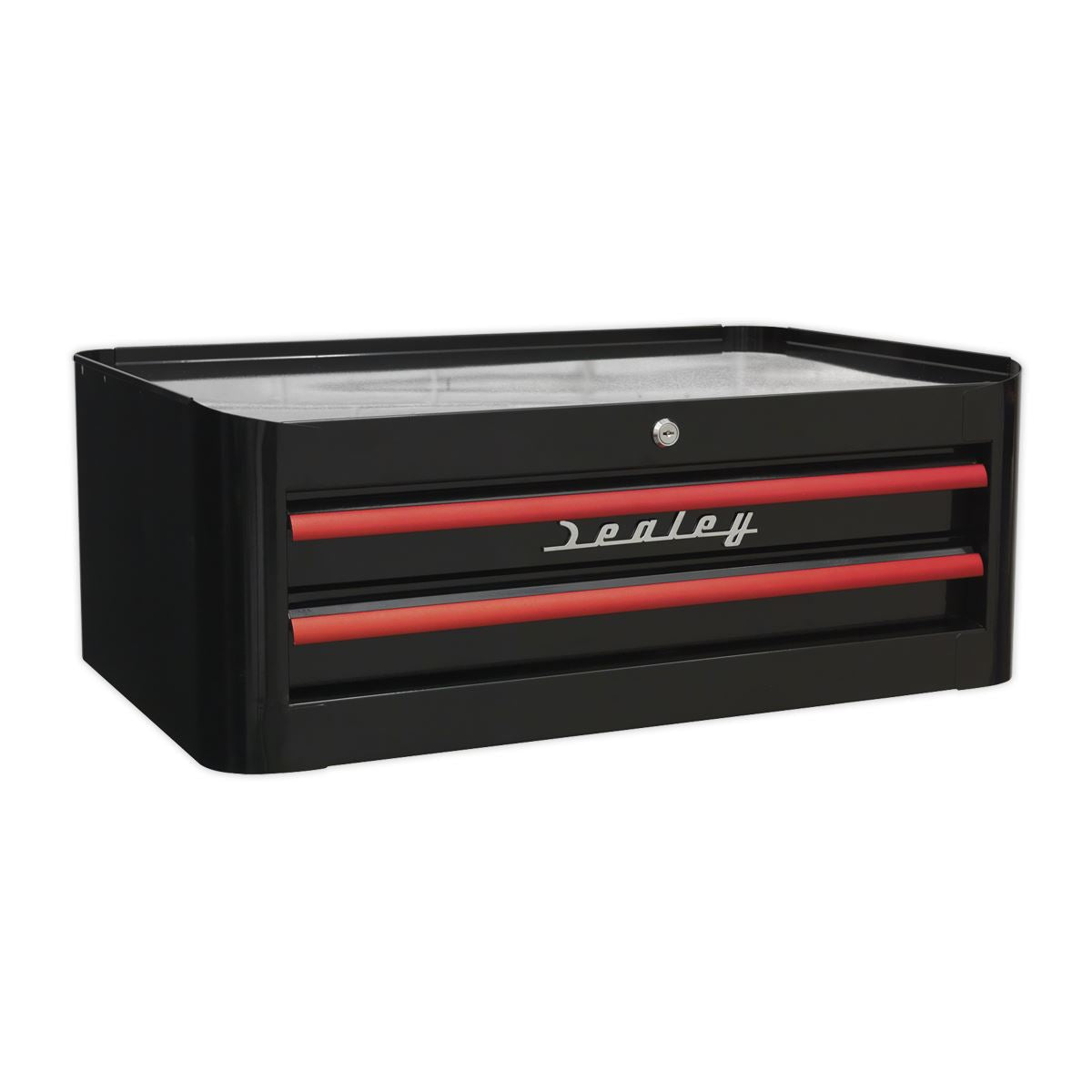 Sealey Retro Style Topchest Mid-Box & Rollcab Combination 10 Drawer Black with R