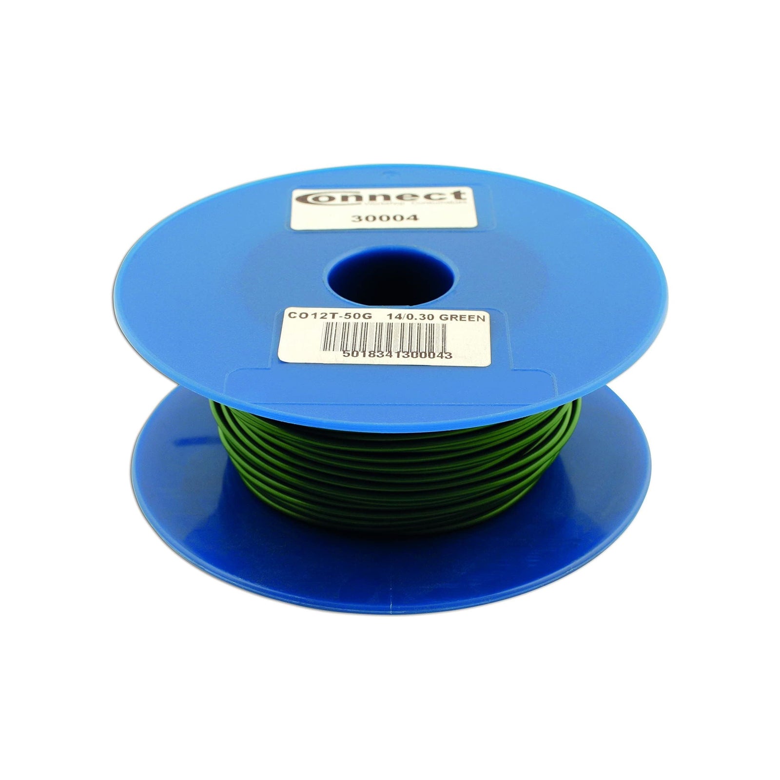 Connect Green Single Core Auto Cable 14/0.30 50m 30004