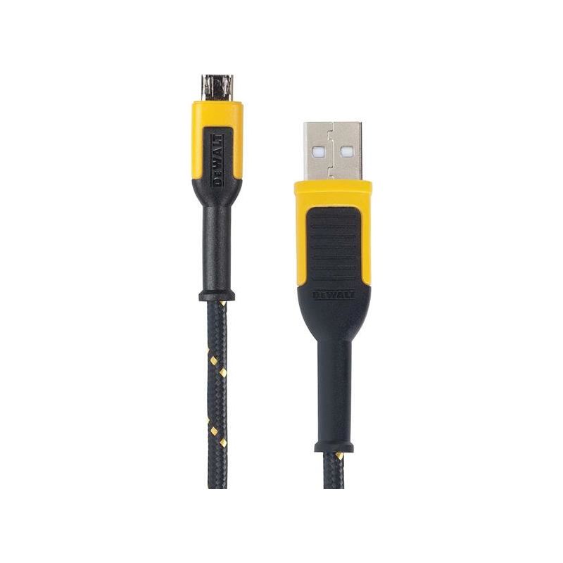 Dewalt Telecoms USB A to USB-Micro Reinforced Charging Cable 1.8m (6ft)