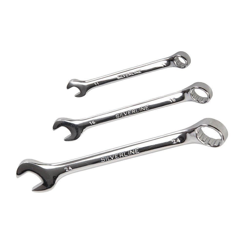 Silverline Combination Spanner Set 14pce 8 - 24mm