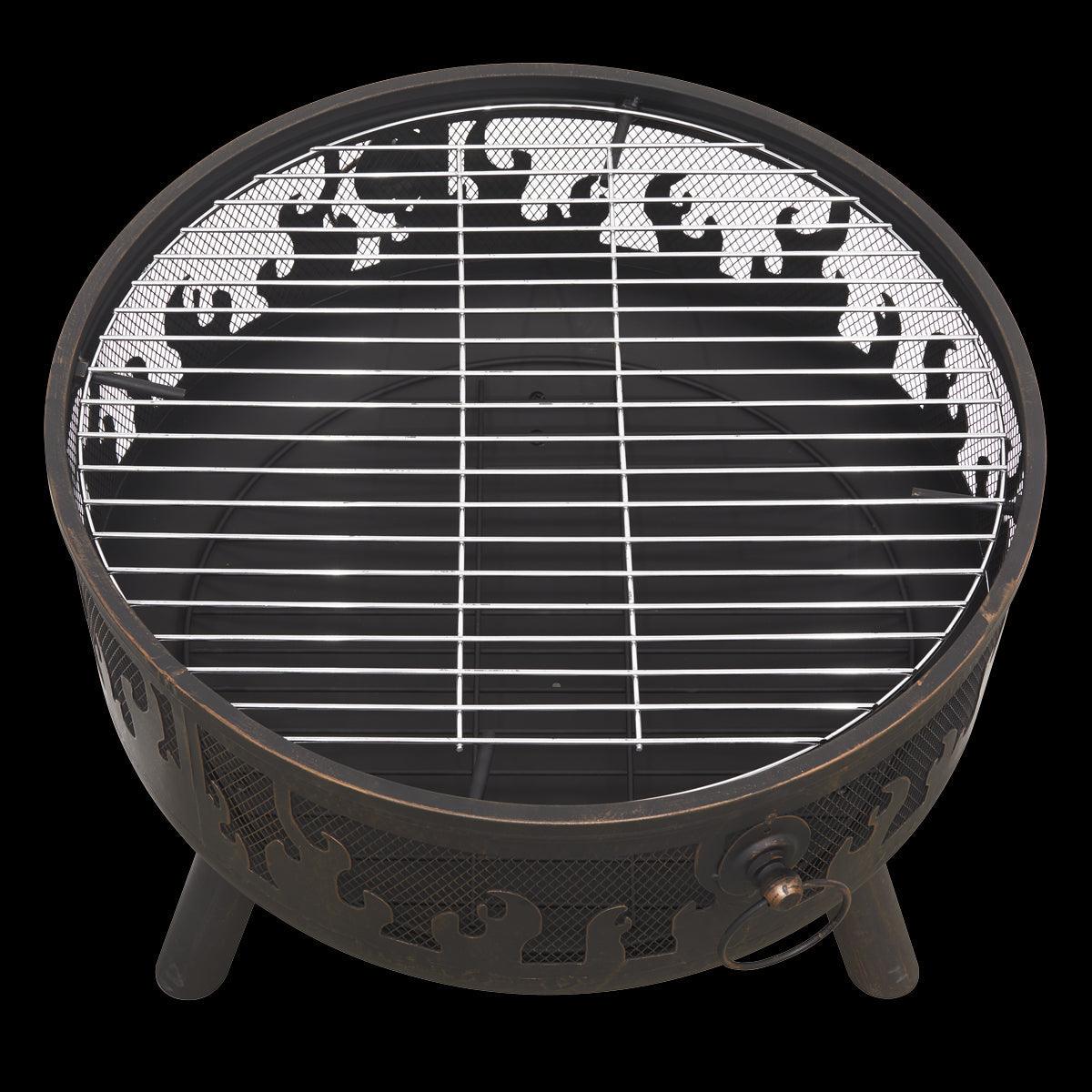 Dellonda Deluxe Outdoor Firepit