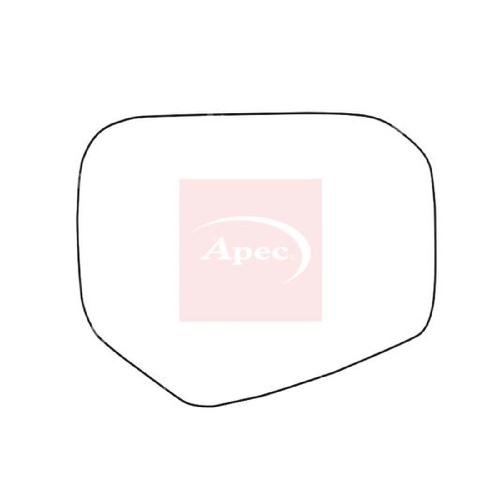 Apec Exterior Wing Mirror Glass Right AMS2640