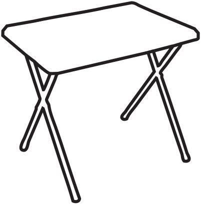 Quest Fleetwood Low Grey Folding Camping Table