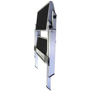 Folding Double Step Aluminium 04380