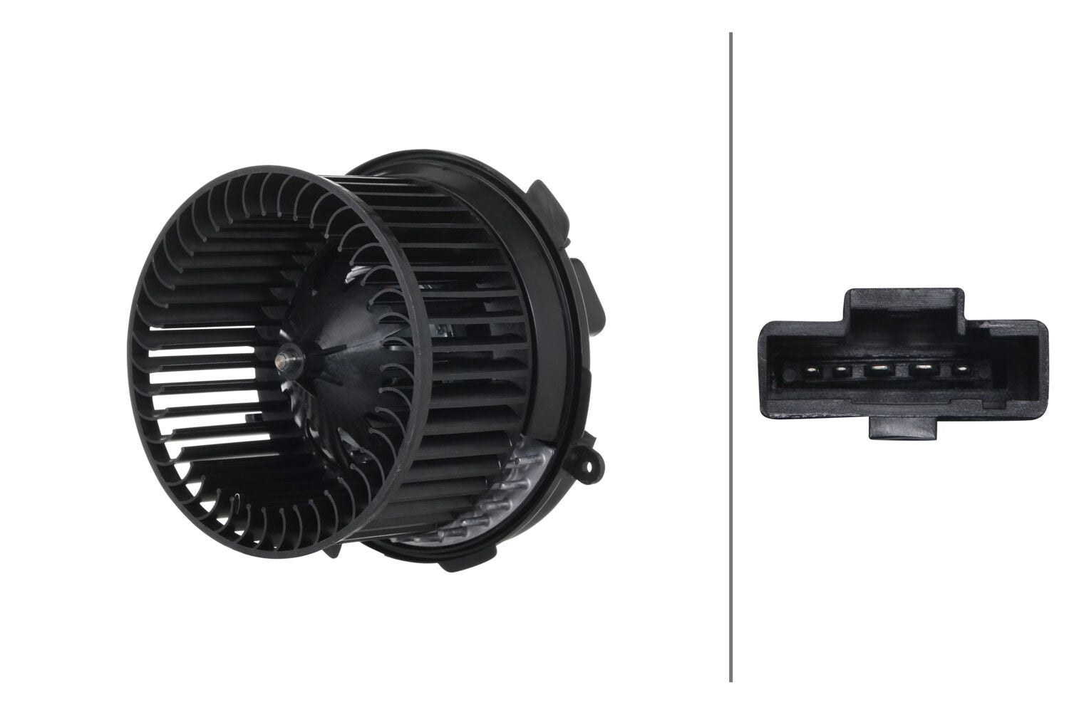 Hella Heater Blower Fan 8EW 366 400-751