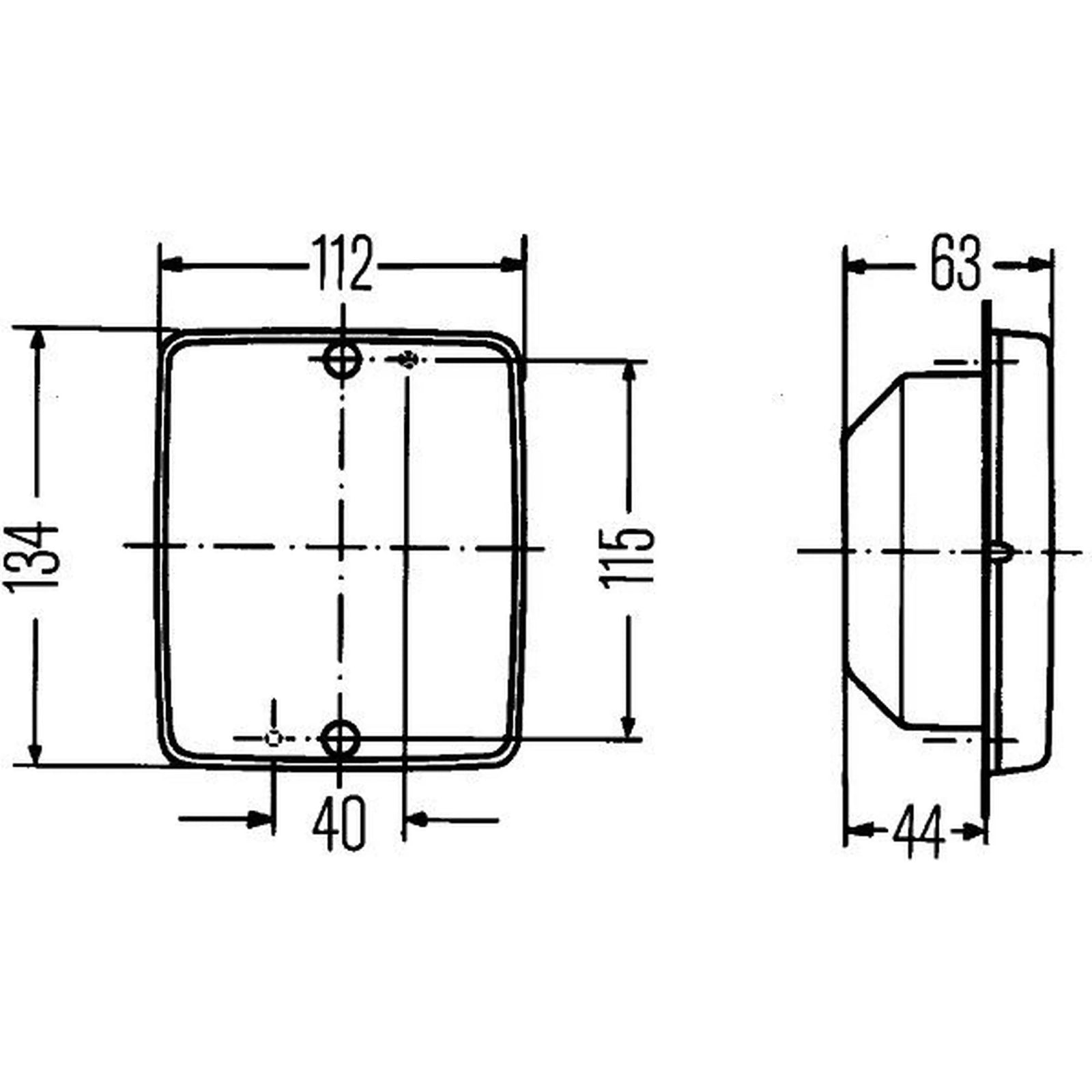 Hella Reversing Lamp Right 2ZR 003 236-311