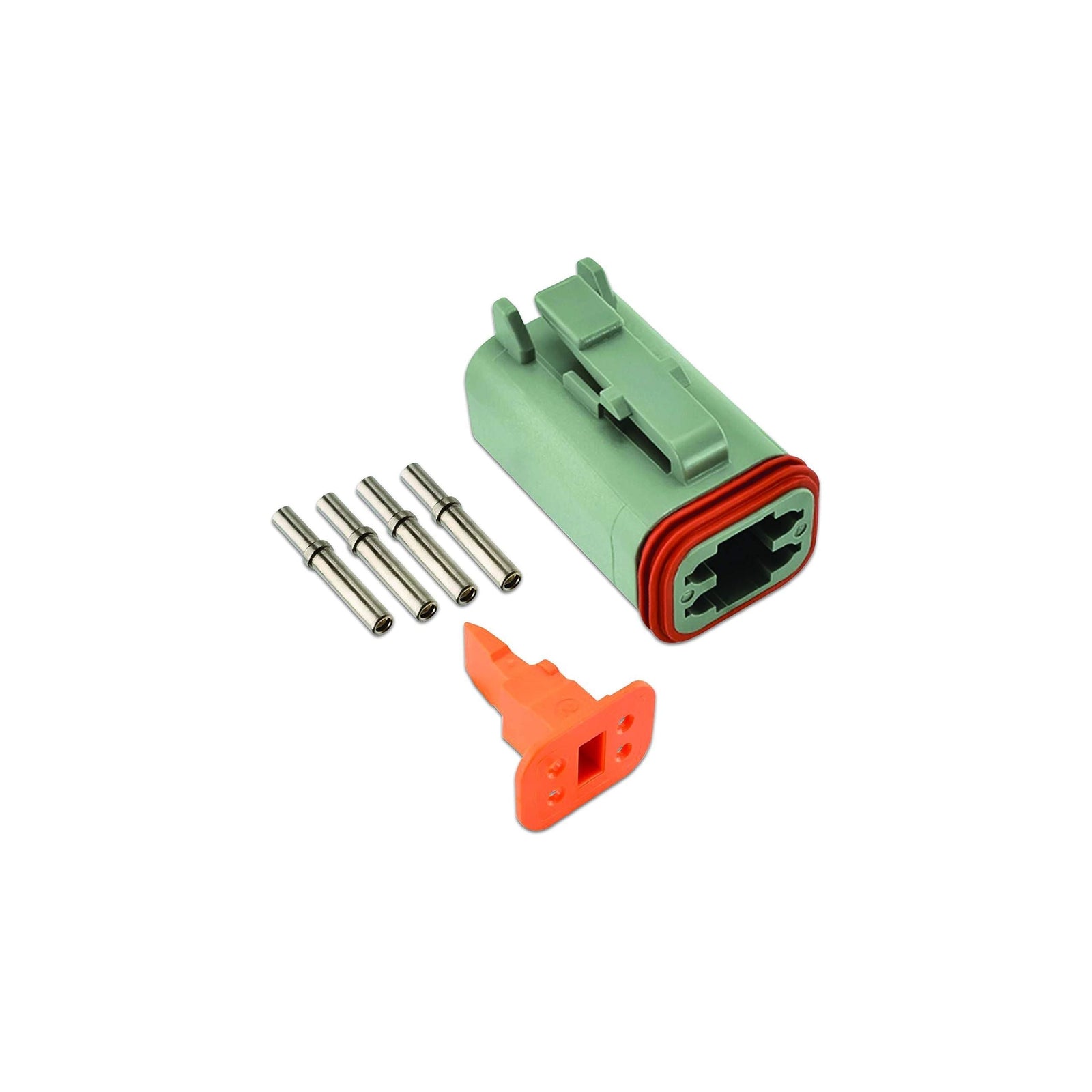Connect Deutsch 4 Pin Plug Connector Kit 6pc 37500
