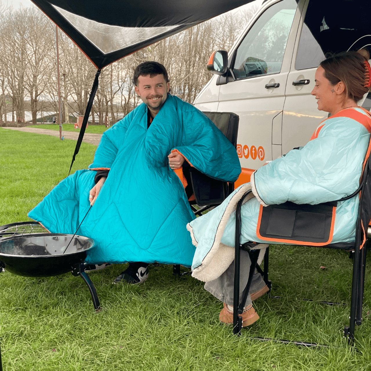 Olpro Blanco Outdoor Camping Blanket (Verdant Blaze)