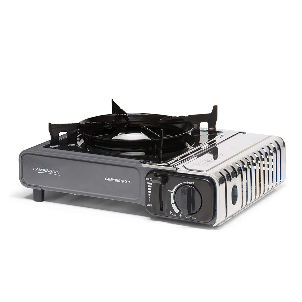 Campingaz Bistro 3 Grey Camping gas stove with Griddle