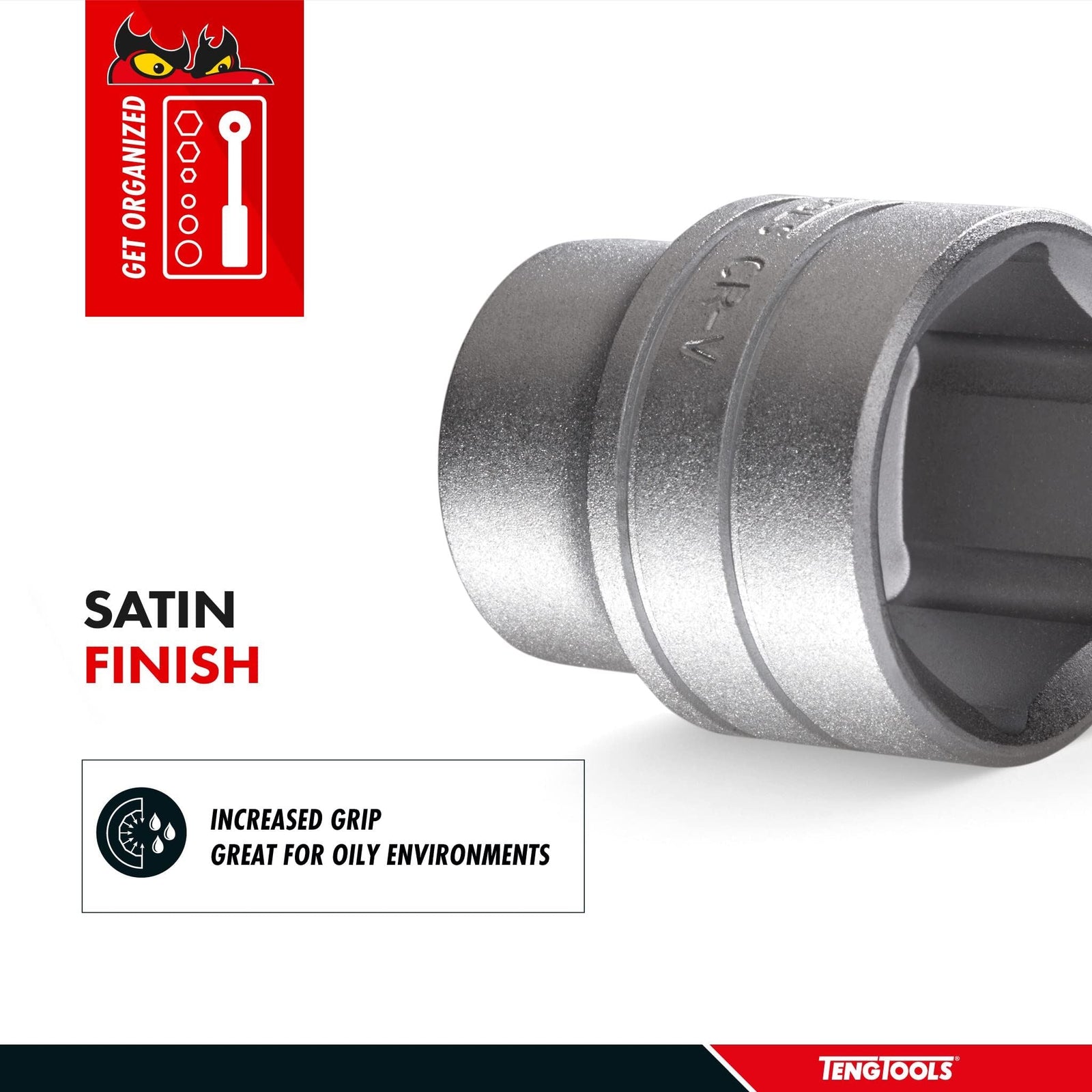 Teng Tools 3/8" Socket 6 pt AF 5/16"