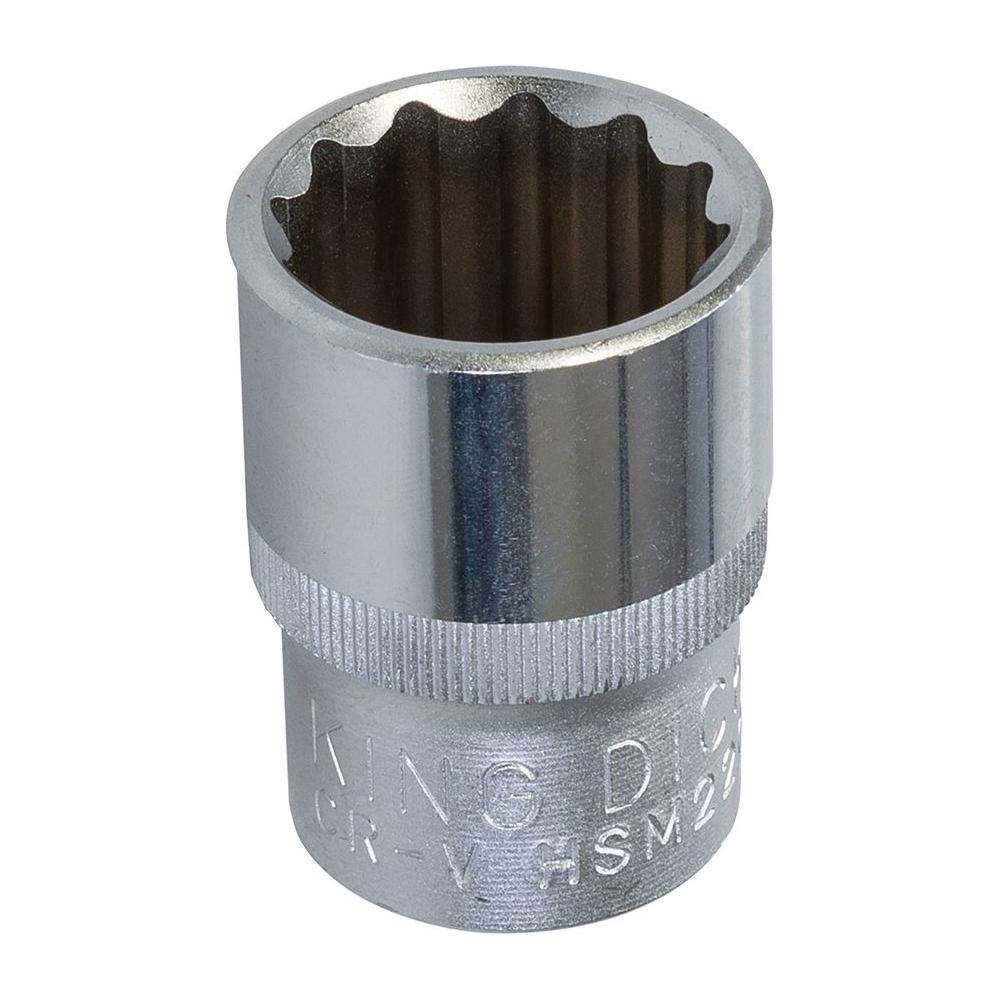 King Dick Socket SD 1/2" Metric 12pt 20mm
