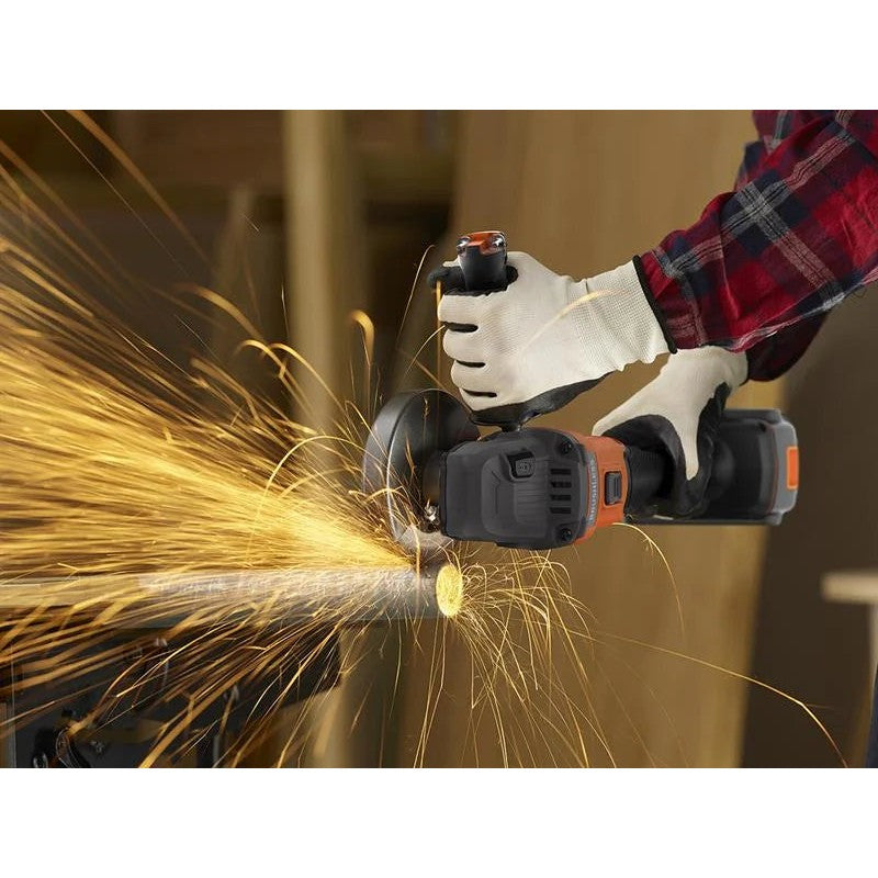 Black + Decker BCG6L8D13 POWERCONNECT™ Brushless Angle Grinder 18V 1 x 2.0Ah