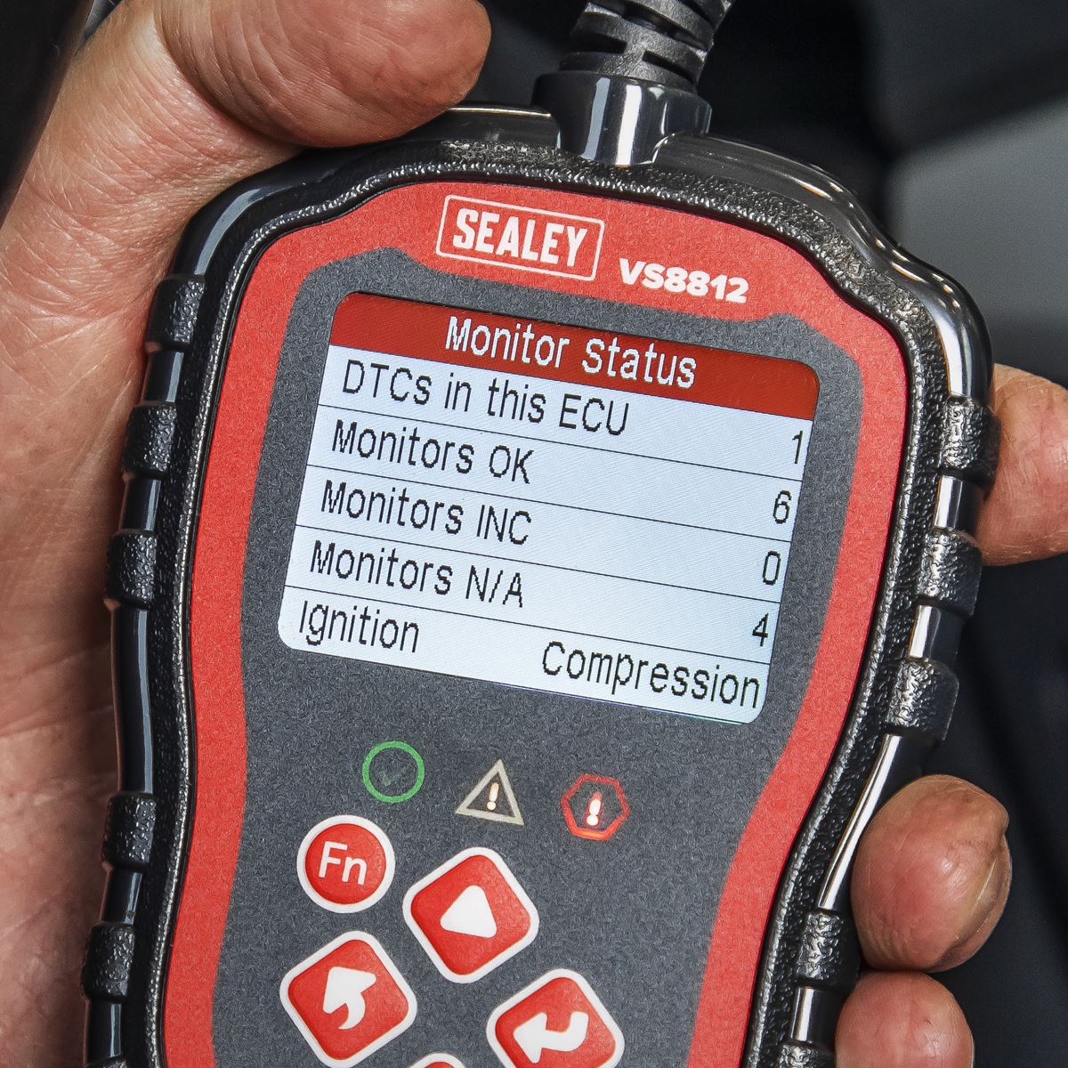 Sealey EOBD OBDII Code Reader Live Data Colour Screen MIL Light Reset