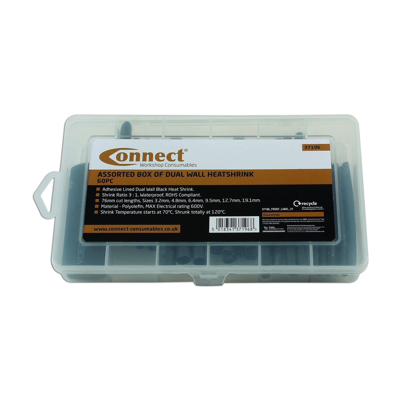 Connect Assorted Box of Dual Wall Heat Shrink 60pc 37196