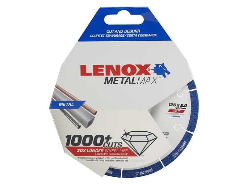 LENOX METALMAX Diamond Blade 125 x 2.0 x 22.23mm