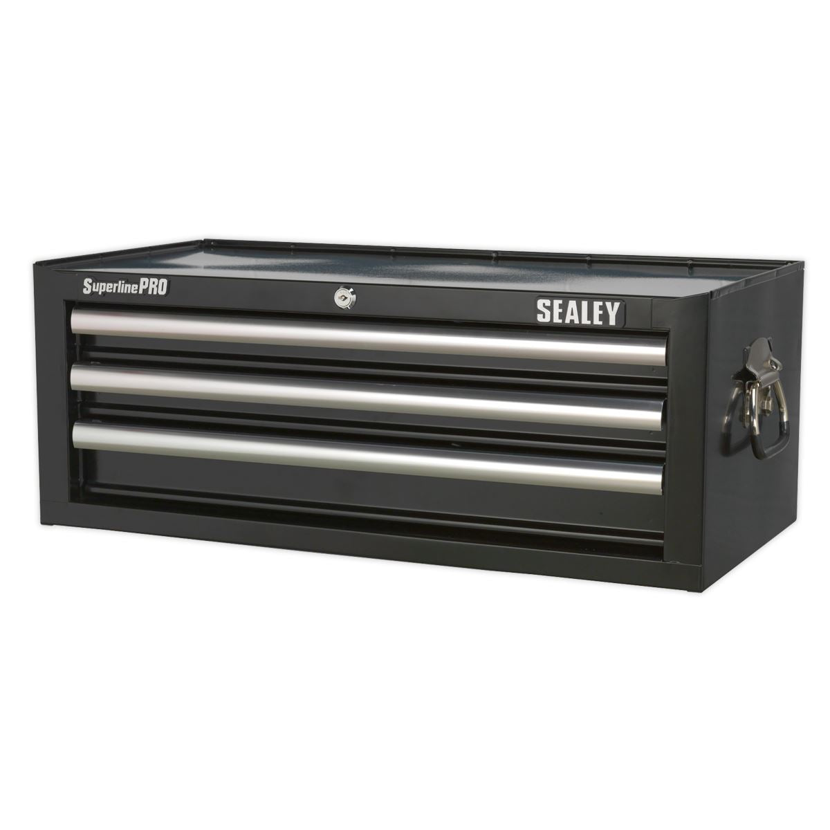 Sealey Mid-Box 3 Drawer with Ball-Bearing Slides - Black