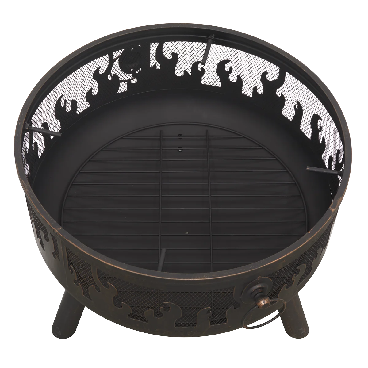 Dellonda Deluxe Outdoor Firepit