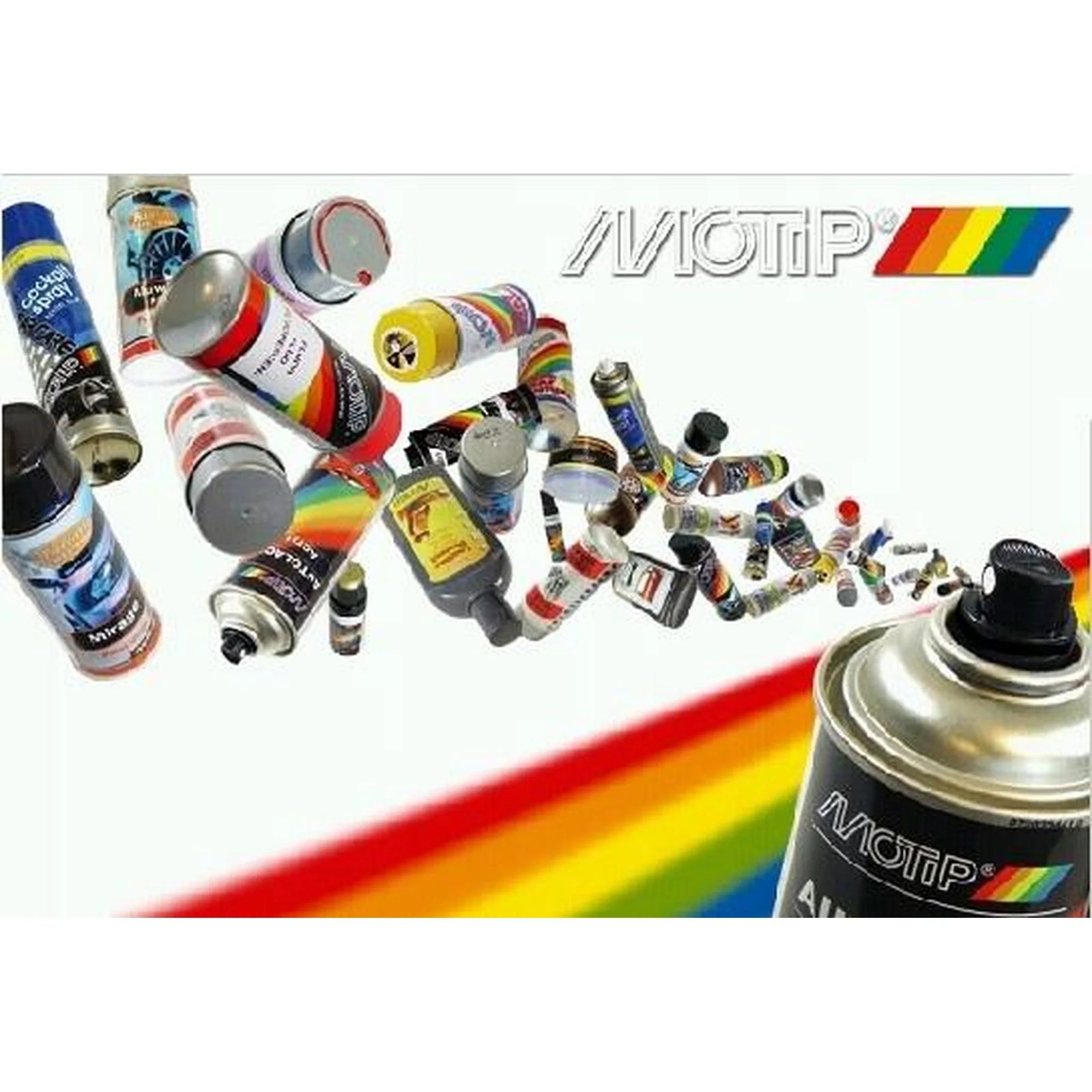 Motip Black Plastic Bumper Structure Spray Paint Repair Fast Drying 400ml
