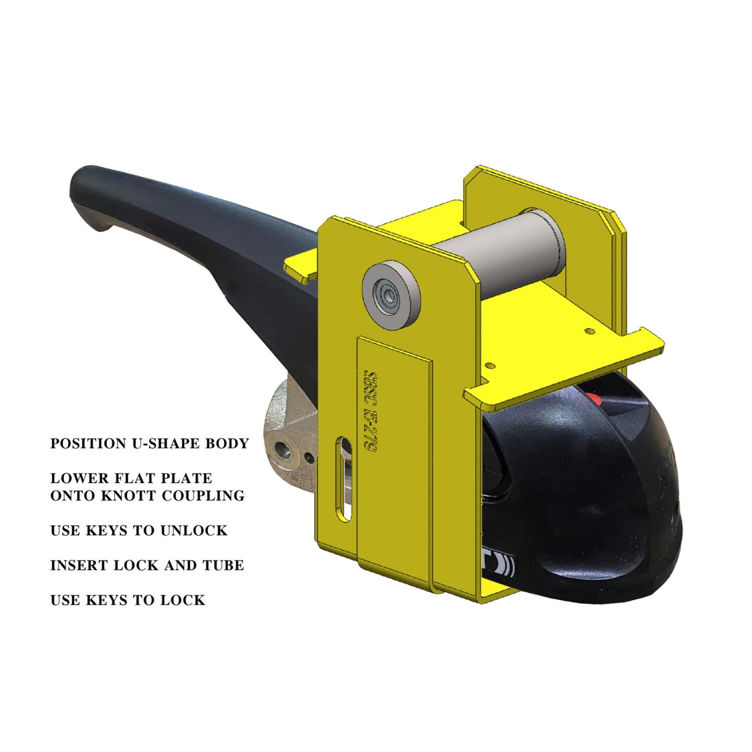 Milenco Super Heavy-Duty Knott Stabiliser Hitch Lock KS30/35 – Sold Secure Gold, SBSC SSF & SCM MP03 Approved (Carry Case, Security Ball, 3 Keys) – 6682