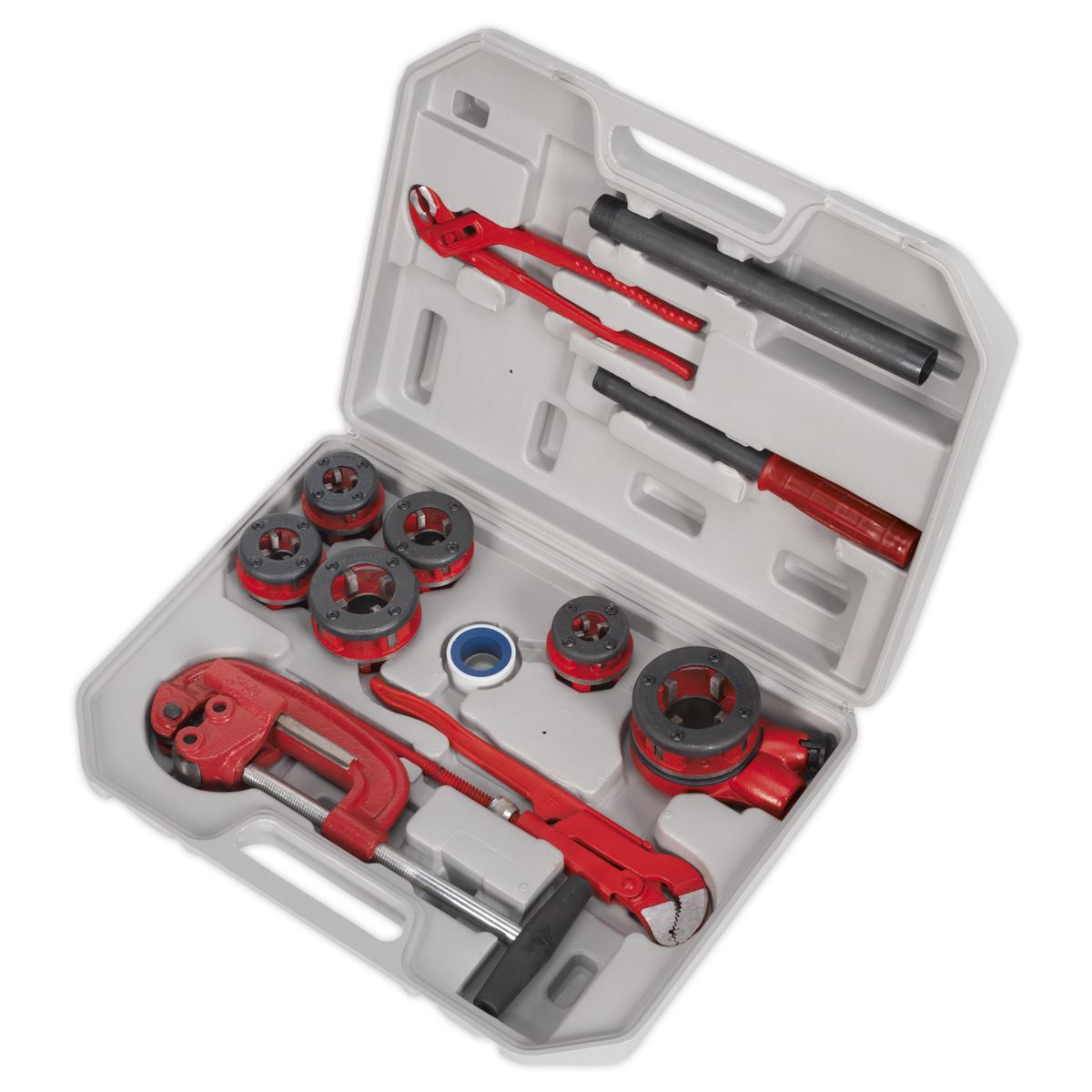 Sealey Pipe Threading Kit 1/4" 1-1/4"BSPT PTK993