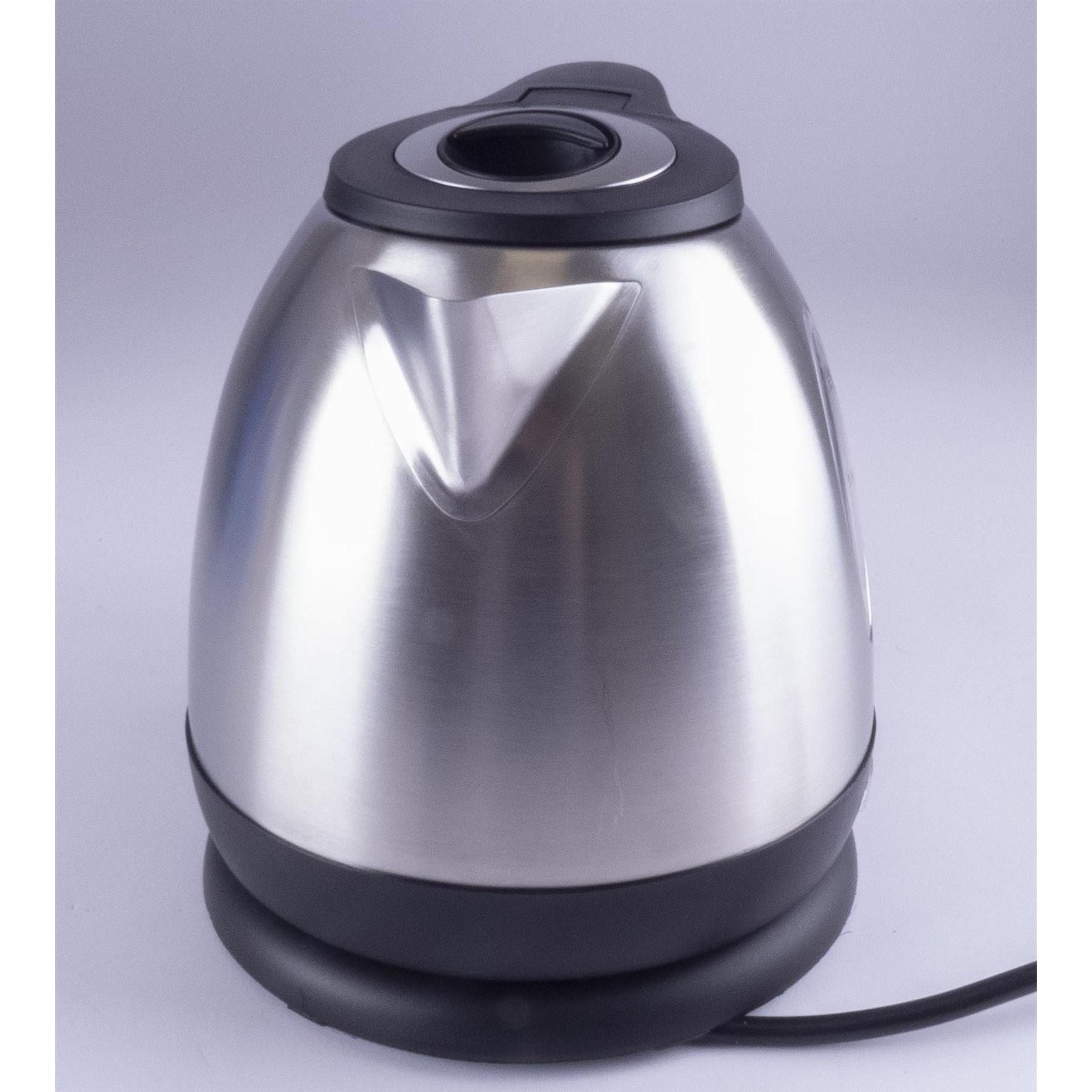 Silver Chrome Low Power 1.2L 750W Cordless Kettle