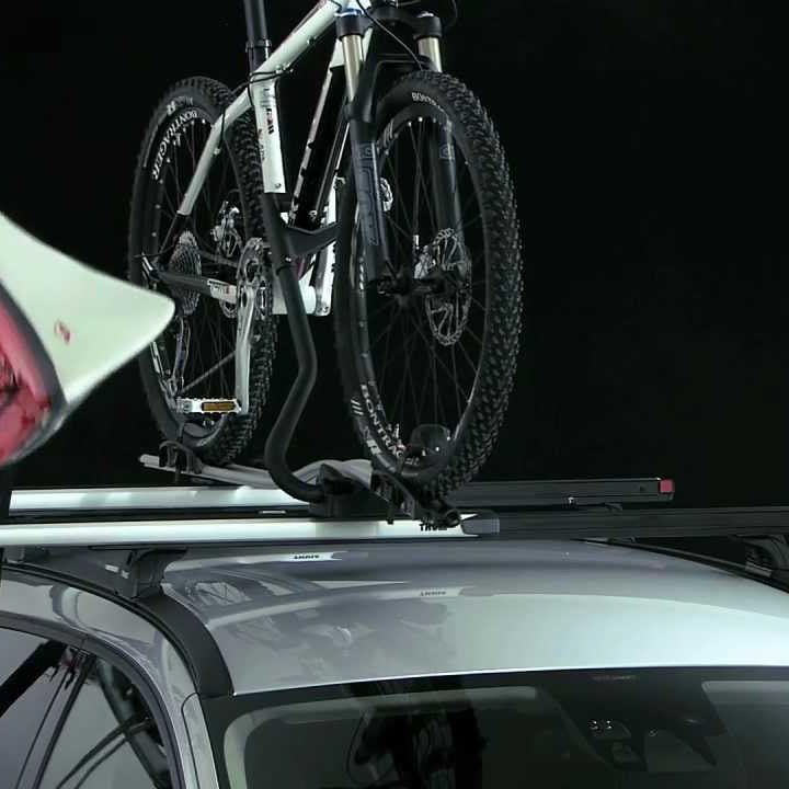 Thule SlideBar Evo Roof Bars Aluminum fits Ford Transit Custom Van 2013-2024 4-dr with Fixed Points
