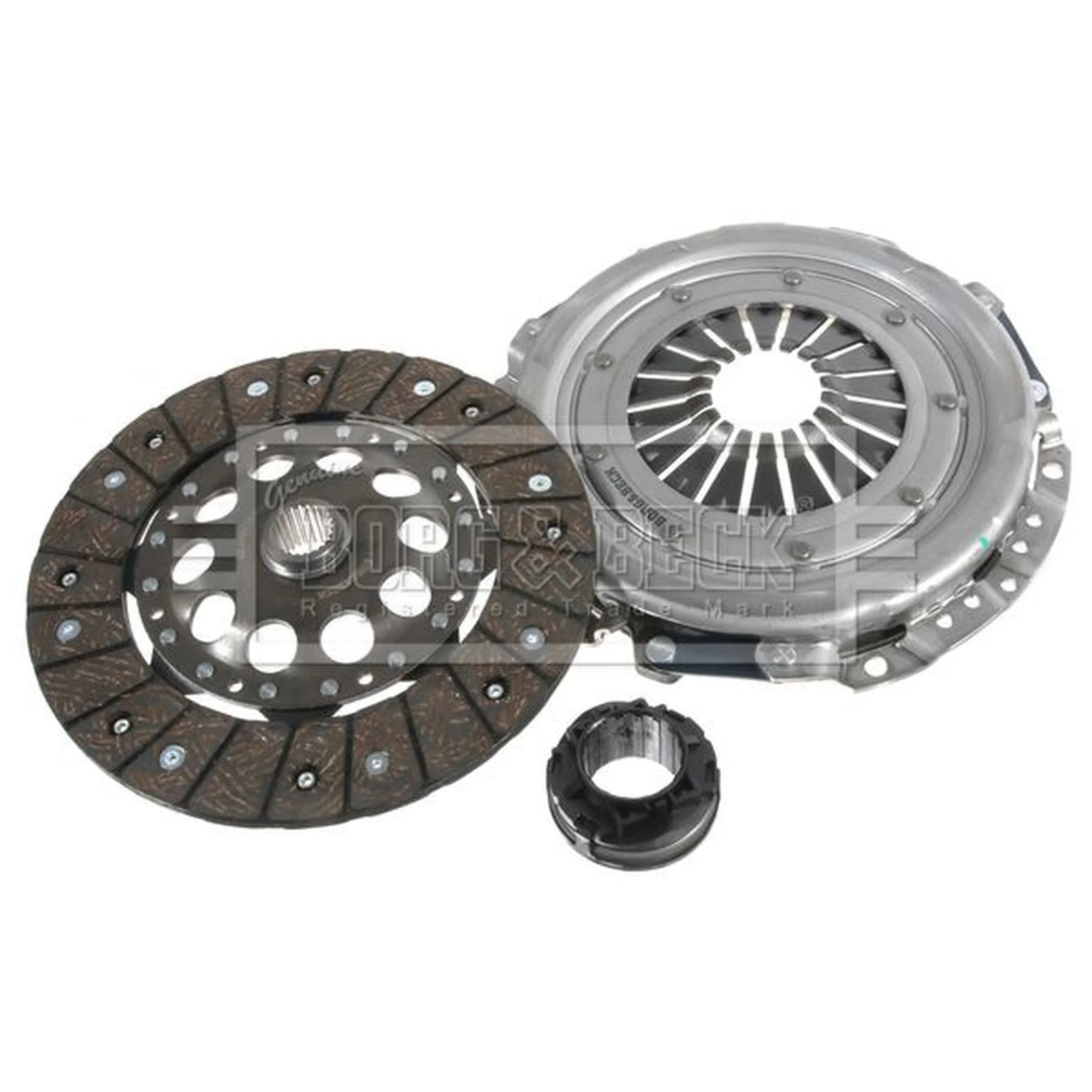 Borg & Beck Clutch Kit Set 3pc 228mm HK7858