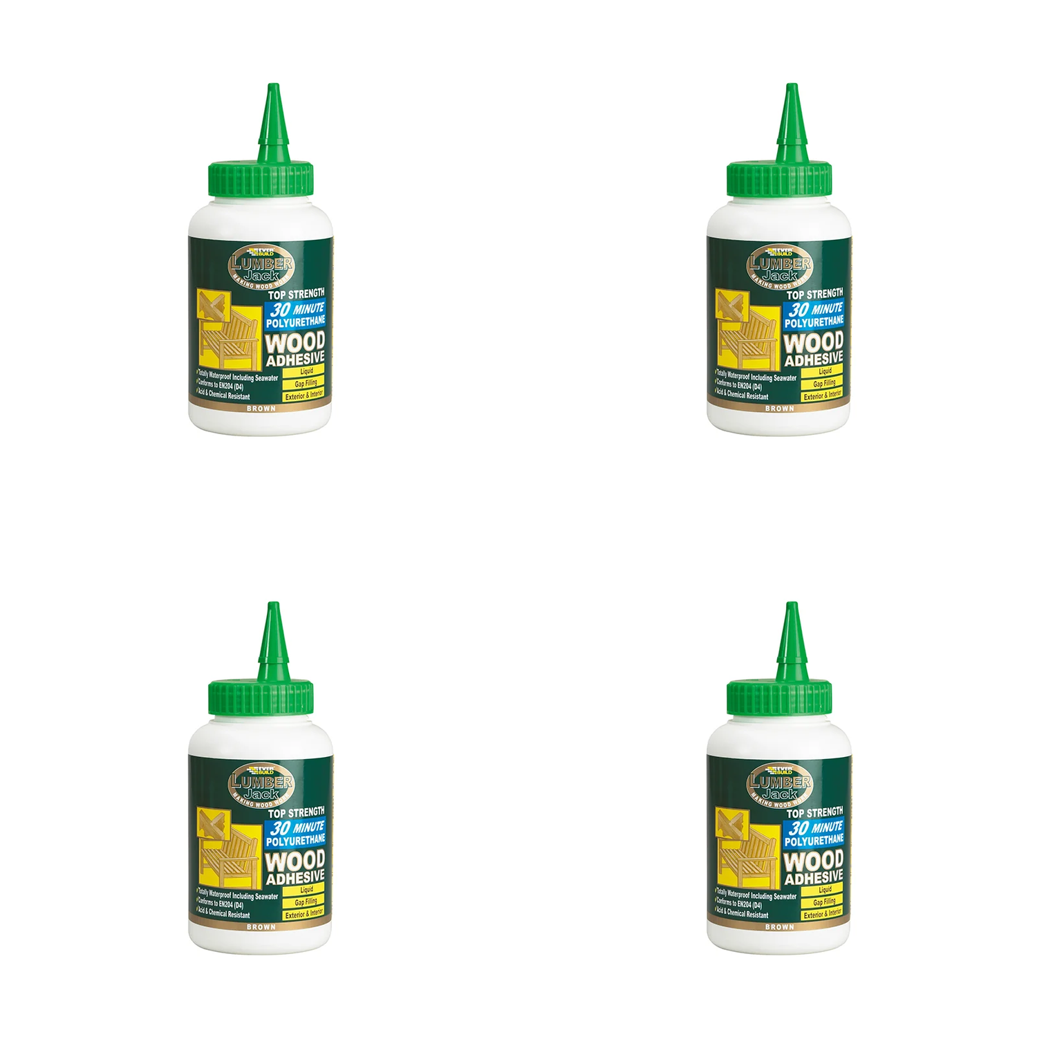 Everbuild Sika Lumberjack 30min Polyurethane Wood Adhesive Liquid 750g