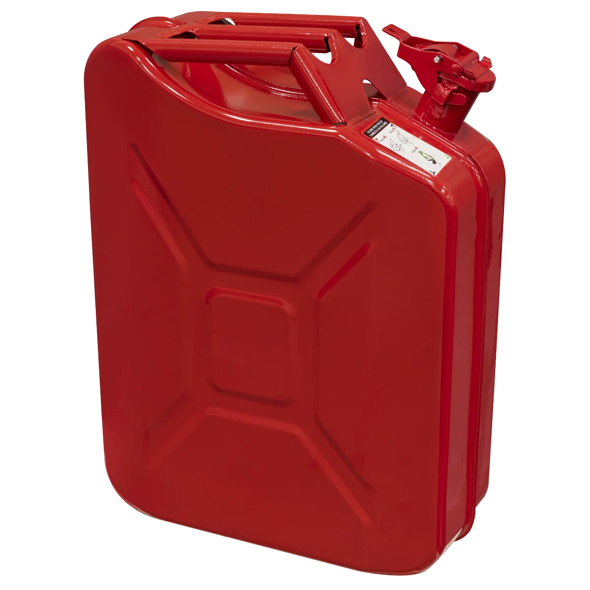 Sealey Jerry Can 20L Red Steel Fuel Container