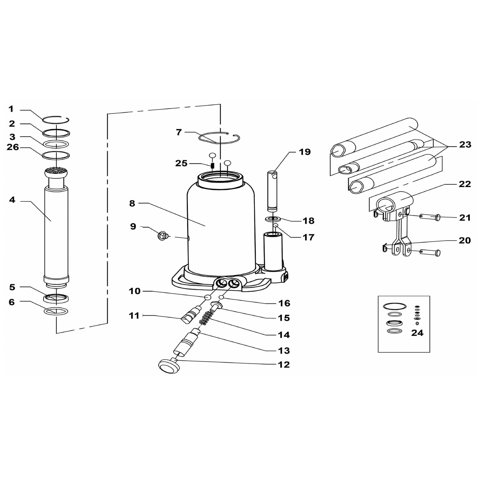 Sealey Plastic plug SJ10.V3-12