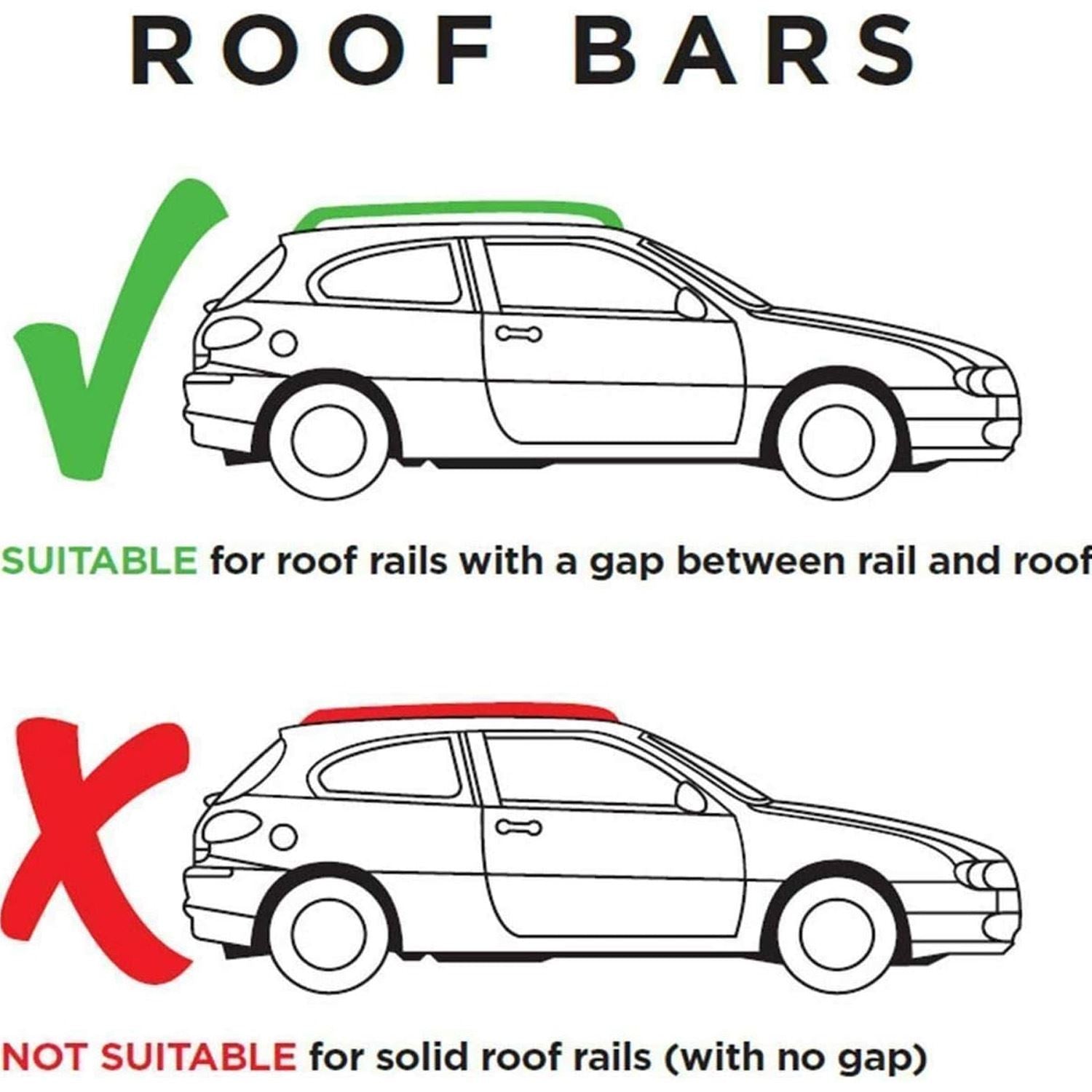 Summit Roof Rack Cross Bars SUP-815