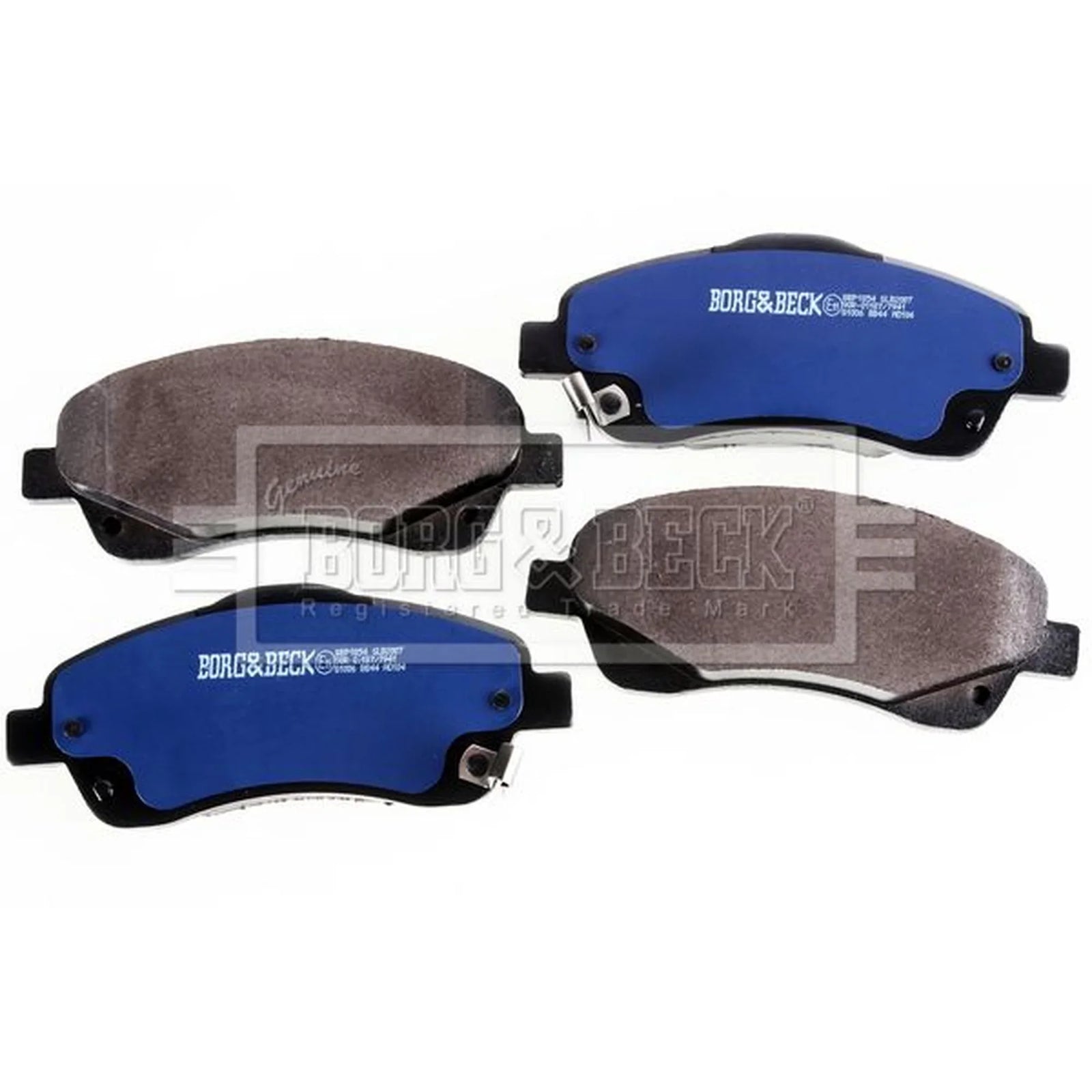 Borg & Beck 4 x Front Brake Pad Set BBP1854