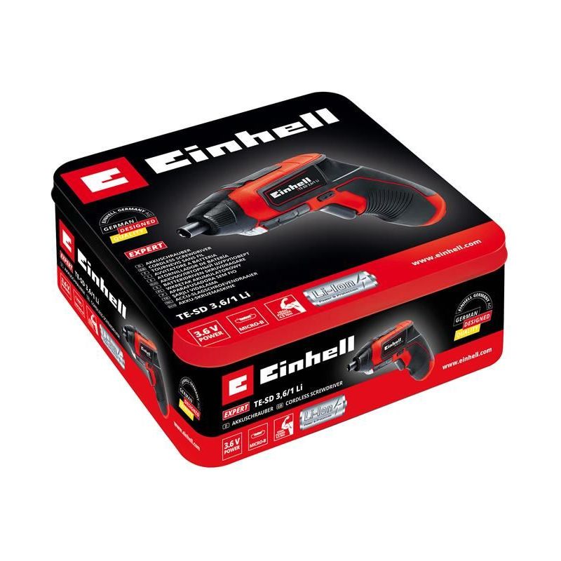 Einhell TE-SD 3.6/1 Li Cordless Screwdriver 3.6V 1 x 1.5Ah Li-ion