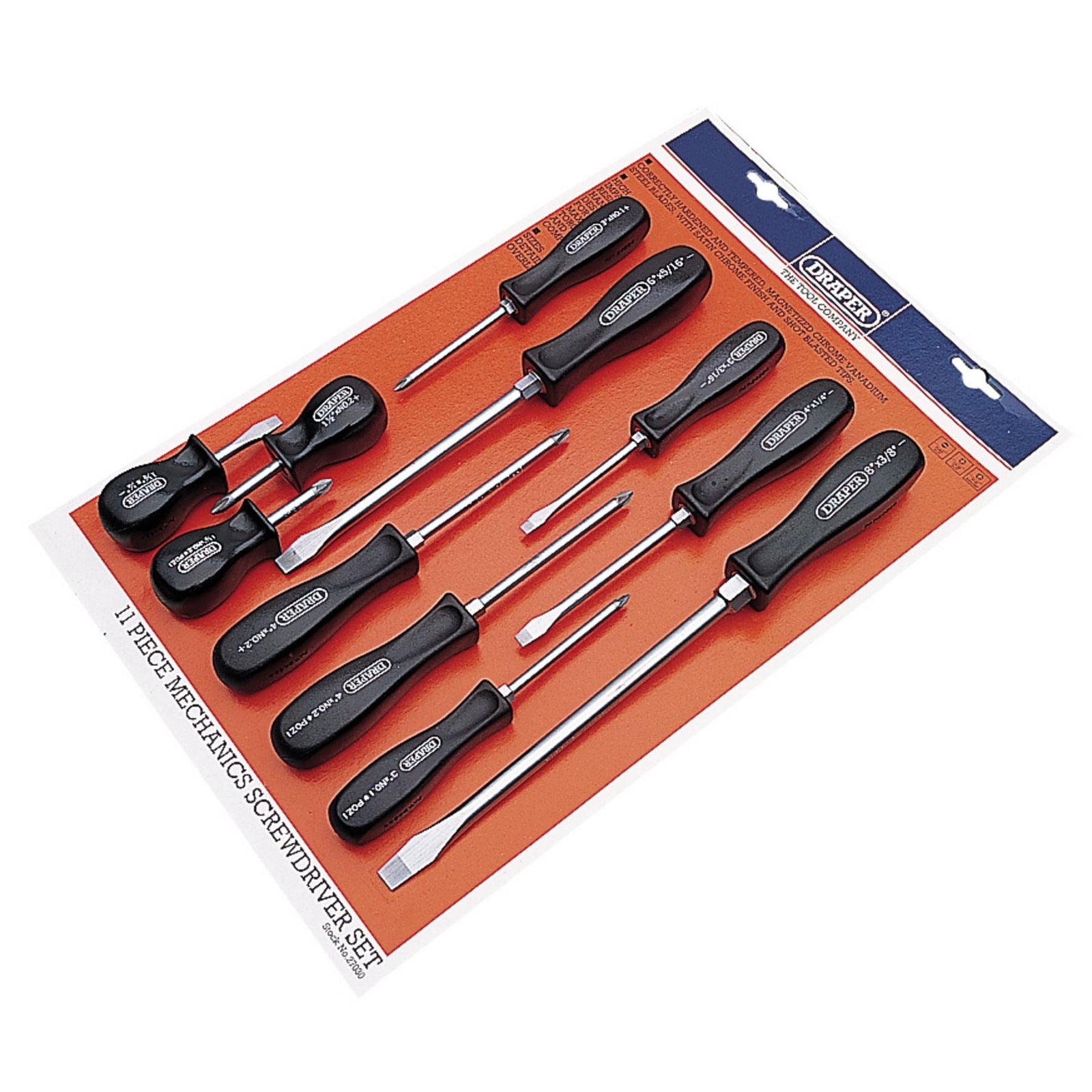 Draper Mechanic's Screwdriver Set (11 Piece) 27030