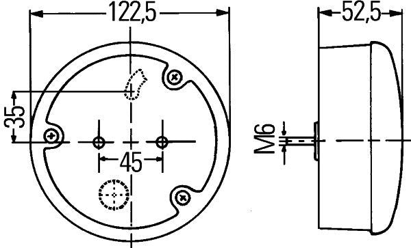 Hella Direction Indicator Light 2BA 964 169-317