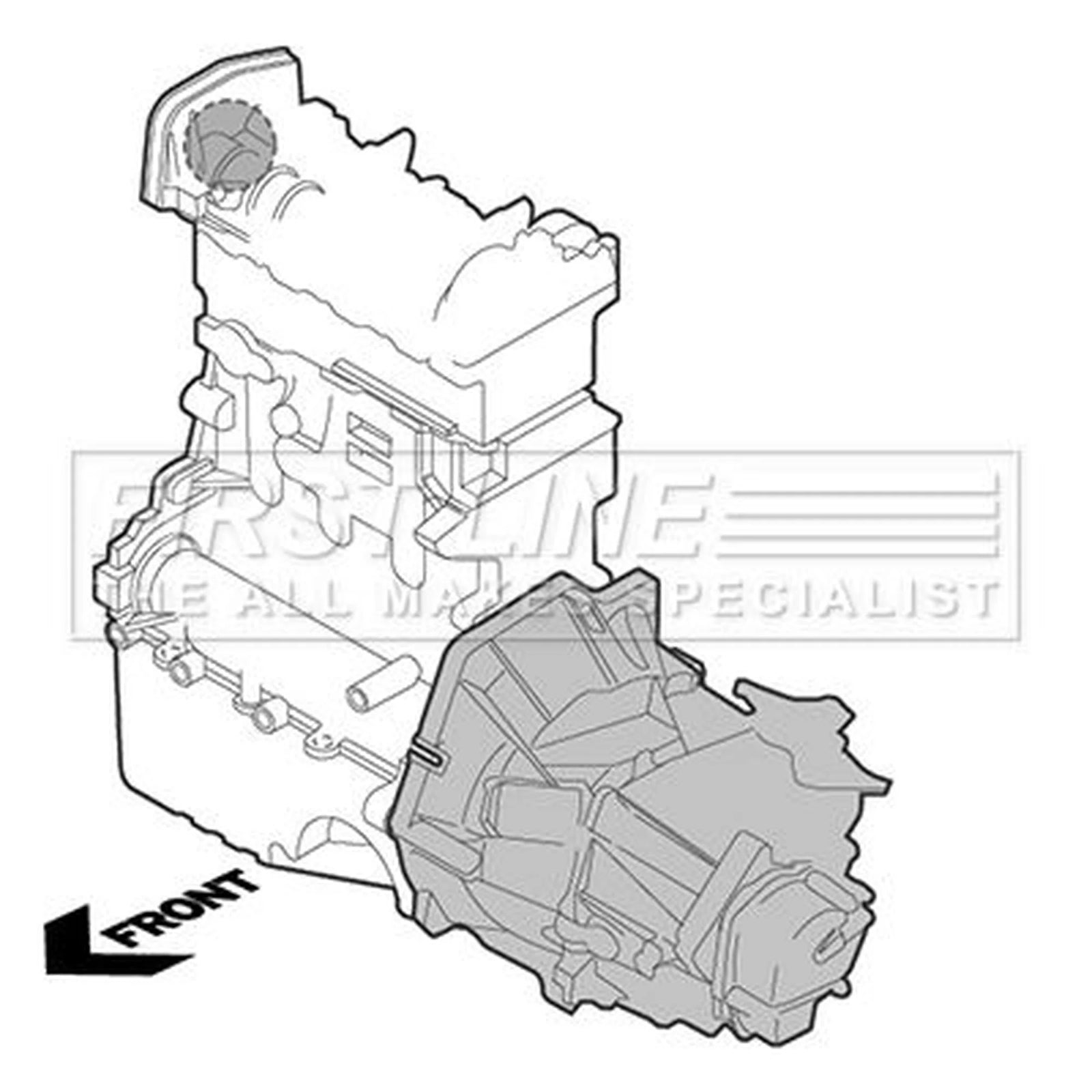 First Line Engine Mount Mounting fits Renault Espace 2002-2015 1.9