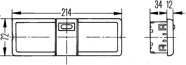 Hella Interior Light 2JA 006 447-257