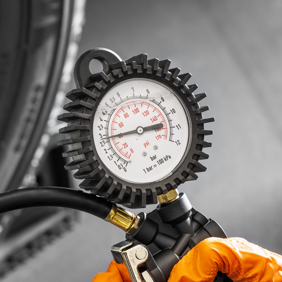 Sealey Tyre Inflator SA9314 0-12bar with Push-On Connector