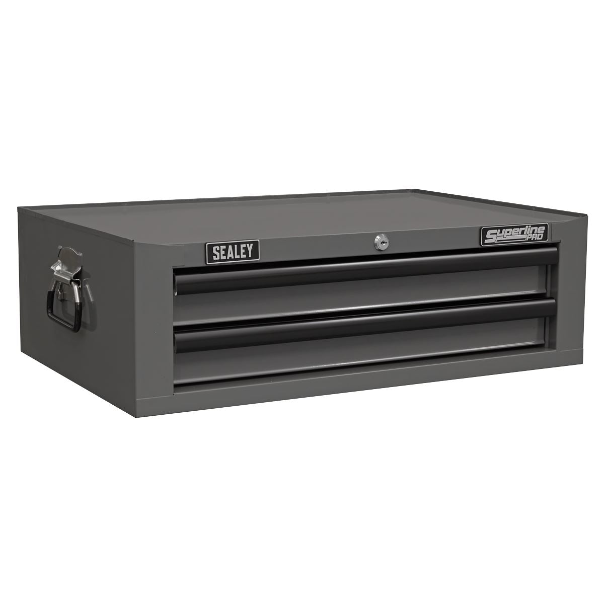 Superline PRO Topchest Mid-Box Tool Chest & Rollcab Combination 14 Drawer Grey