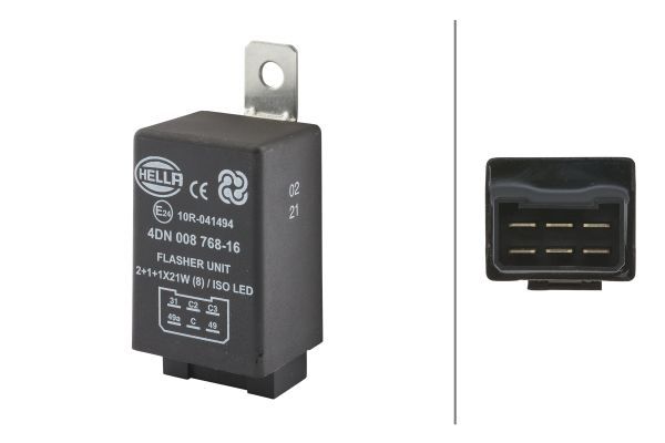 Hella Indicator Flasher Relay 4DN 008 768-167